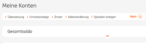 ing online interface