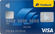 postbank visa kreditkarte